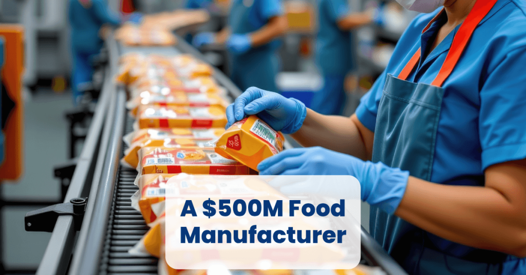 Food and beverage manufacturer cash application and deductions case study banner
