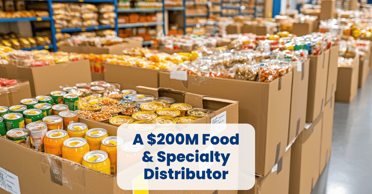 Food and specialty distributor case study banner